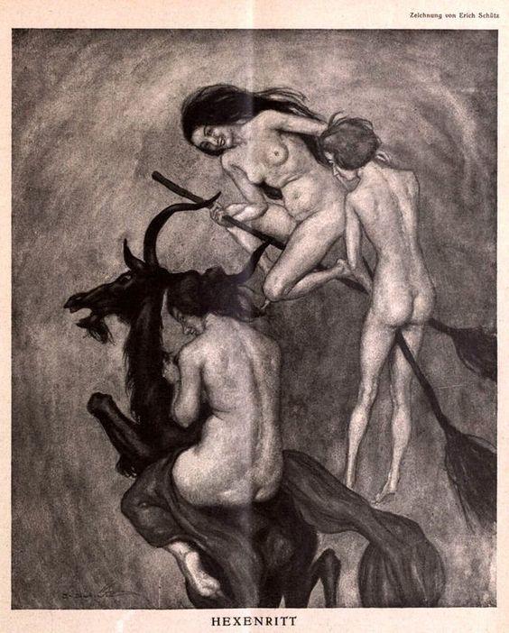 Erich Schütz, Hexenritt, 1926.
