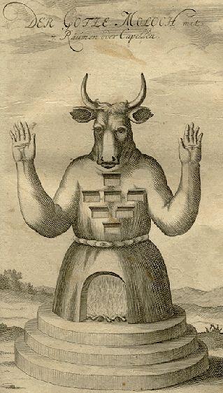 Fenicki bóg-byk Moloch