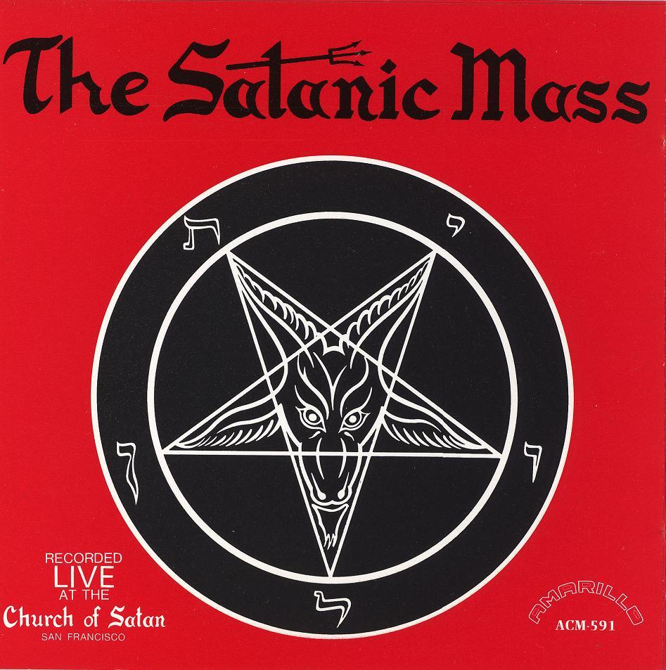 2 1968 = Okładka płyty gramofonowej ( long playa ) The Satanic Mass, na