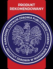Pozytywna opinia dla wyrobu Rekomendacja Instytutu Instytut Zdrowia w Warszawie jako instytucja naukowo-badawcza pełni funkcję opiniodawczą i doradczą dla producentów i dystrybutorów produktów