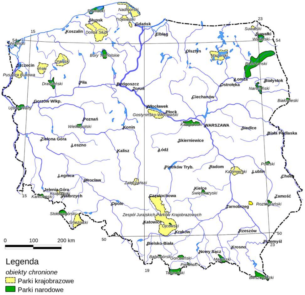 64 Gospodarka turystyczna w Polsce w układzie wojewódzkim w latach - narodowe w latach - wzrosła o 4,4% (z 11 800 tys. osób w r. do 12 323 tys. osób w r.). Rysunek 15.