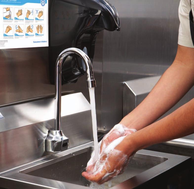 Ecolab pomaga w przygotowaniu i wdrożeniu skutecznego programu higieny rąk. Higiena ważna jest wszędzie.