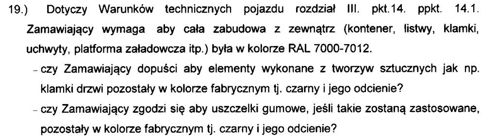 uniemożliwiającym jazdę z niezablokowana kabina. Pytanie 51.