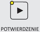 3.2 Elementy manipulacyjne i sygnalizacyjne centrali IO-E300-101 11 NAZWA WSKAŹNIK Opis PRZYCISK Opis Aktywna funkcja potwierdzenia Aktywna funkcja kasowania Wyciszenia brzęczyka w centrali w stanie