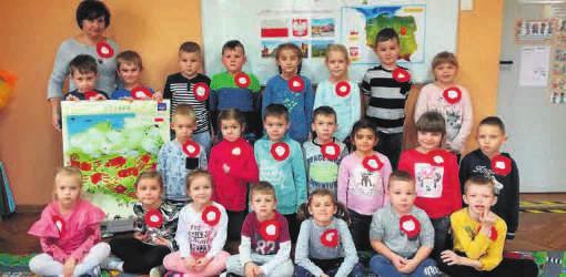 Dzieci chętnie uczęszczją do oddziłu przedszkolnego, są pogodne, otwrte, ciekwe i ktywne podczs zbw i zjęć edukcyjnych.