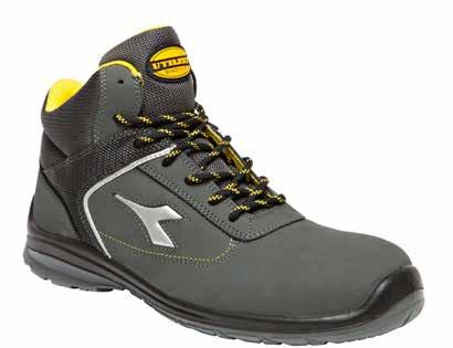 198 d- high S3 SRC cod. 701.172030 col.80013 nero/negro/czarny Calzatura alta S3 in Action Nubuck idrorepellente, nylon e PU. Puntale multilayer 200J. Calzata 11.