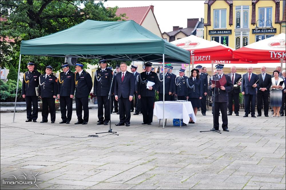 ks. Prałat Józef Poręba - b. długoletni Proboszcz Parafii Bazyliki M. B.Bolesnej w Limanowej, ks. mł. bryg. Władysław Kulig - Kapelan Małopolskich Strażaków Edward Siarka - Poseł na Sejm R. P. Prezes Zarządu OddziałuWojewódzkiego Związku OSP RP w Małopolsce Wiesław Janczyk - Poseł na Sejm R.