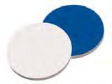 SEPTA SEPTA, 10 MM Typ Opis Twardość Grubość Op. Nr kat. (1) Czysty PTFE 53 shore D 0,25 1000 7.615 718 1 SEPTA, 11 MM Typ Opis Twardość Grubość Op. Nr kat. (1) Czysty PTFE 53 shore D 0,25 1000 7.646 572 (2) Kauczuk naturalny czerwono-pomarańczowy/przezroczysty TEF 60 shore A 1,0 1000 7.