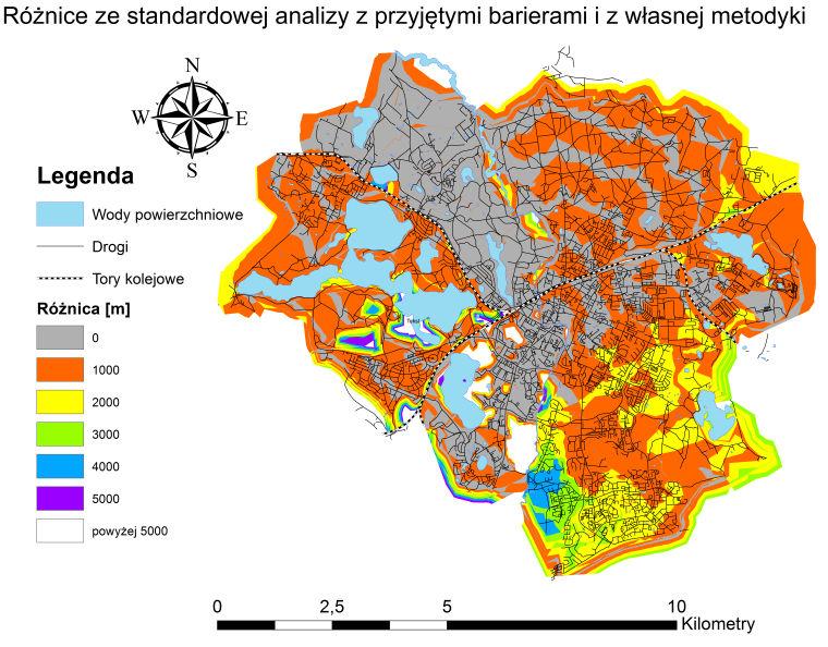 DOSTÊPNOŒÆ KOMUNIKACYJNA W ANALIZACH SIECIOWYCH W PRZESTRZENIACH HETEROGENICZNYCH 385 c cd.