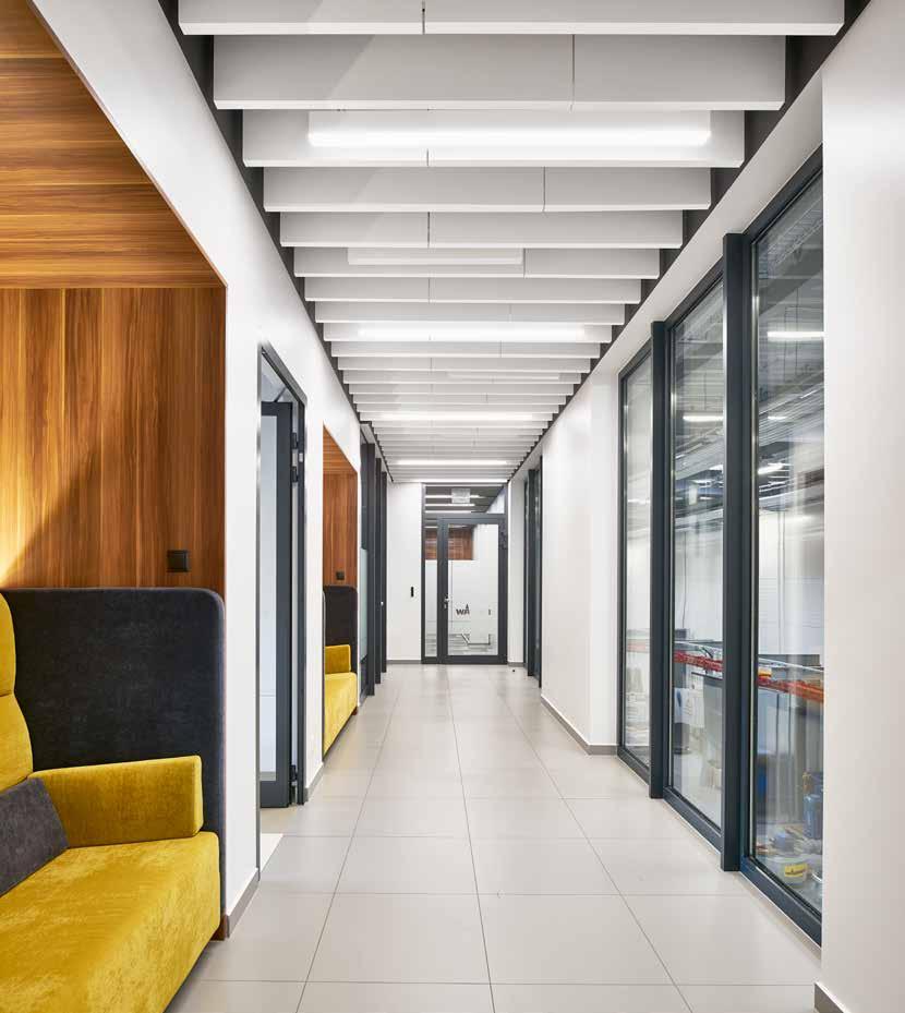 Biuro Wagner, Świętochłowice; projekt: Good Time Design; fot. Bartosz Makowski Niniejsza publikacja przedstawia produkty z asortymentu Ecophon oraz innych dostawców.