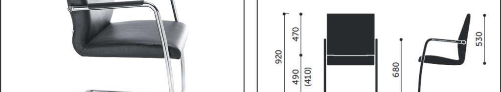 34. Fotel konferencyjny na konstrukcji sprężystej 36 sztuk ZDJĘCIA POGLĄDOWE: Wymiary (Dopuszczalne odchylenia od podanych Wysokość fotela - 92 cm Szerokość fotela - 58 cm Głębokość fotela - 65 cm