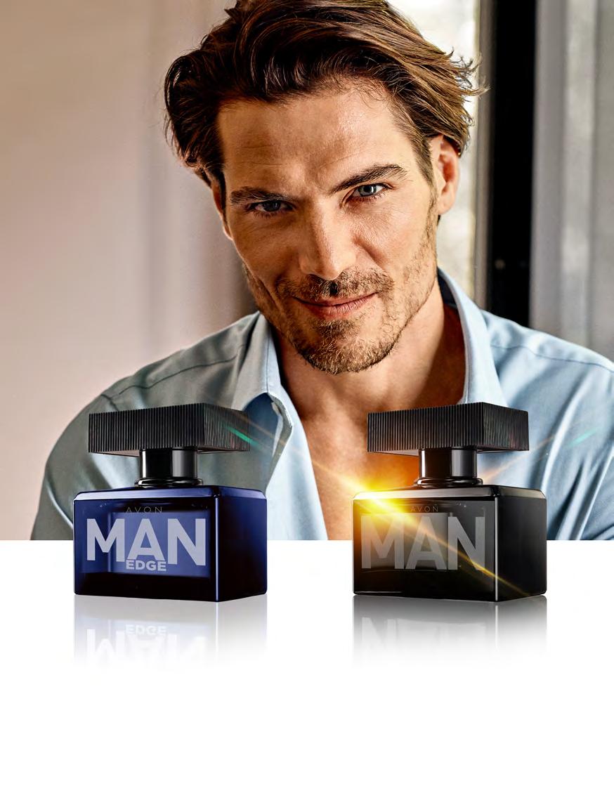 Brazylijska mandarynka, szałwia, heban Woda toaletowa Avon Man Edge 75 ml 27425 78,00 613,20/1L 45 99