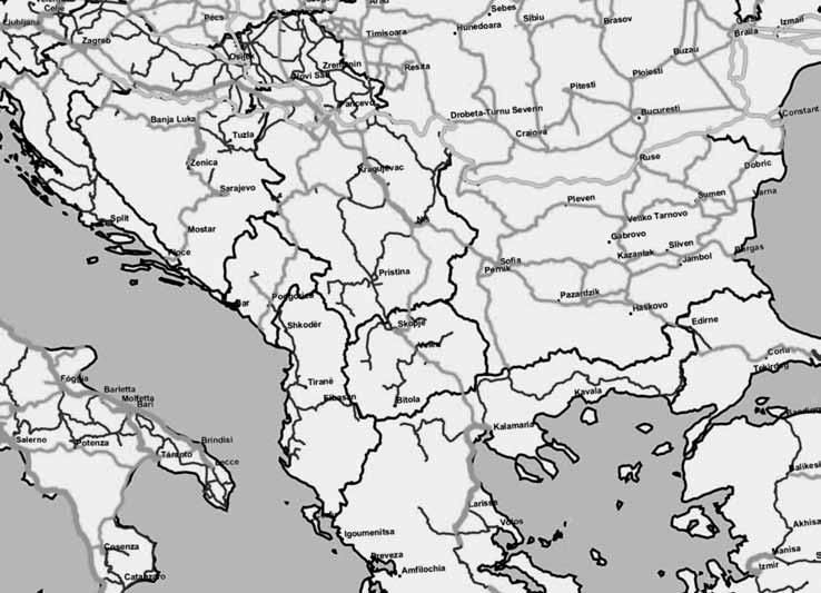 Sustainable development of the region: the case of Logistic Centre Pirot 261 garian networks are substantially electrified, with some remarkable 2-track branches, while the remaining of the network