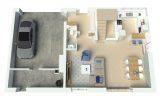 Przyszłym mieszkańcom Polnej Sielanki proponujemy dwa warianty domów: typ A 4 pokoje (137,12 + 36,24 m2 - poddasze), jednostanowiskowy garaż typ B 5 pokoi (210,45 +