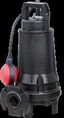 Applications: domestic sewage, liquids with suspended solids, whenever high pressure (Hm) is needed. Oznaczenia / Designation Charakterystyka Główne elementy wykonane są z żeliwa GG2.