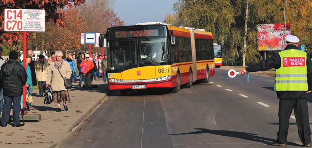 Niezbędne jest również zabezpieczenie okolicy, w której prognozowany jest największy ruch pasażerów i pojazdów.