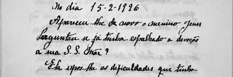 Siódme objawienie Matki Boskiej Miejsce: Cova da Iria Czas: 15 czerwca 1921 r.