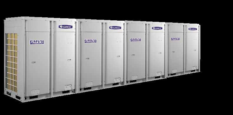 JEDNOSTKI ZEWNĘTRZNE GMV5 W swojej ofercie VRF Gree oferuje 4 serie jednostek zewnętrznych: GMV5 MINI GMV5 SLIM GMV5 MODULAR GMV5 HEAT RECOVERY System dwururowy System dwururowy System dwururowy