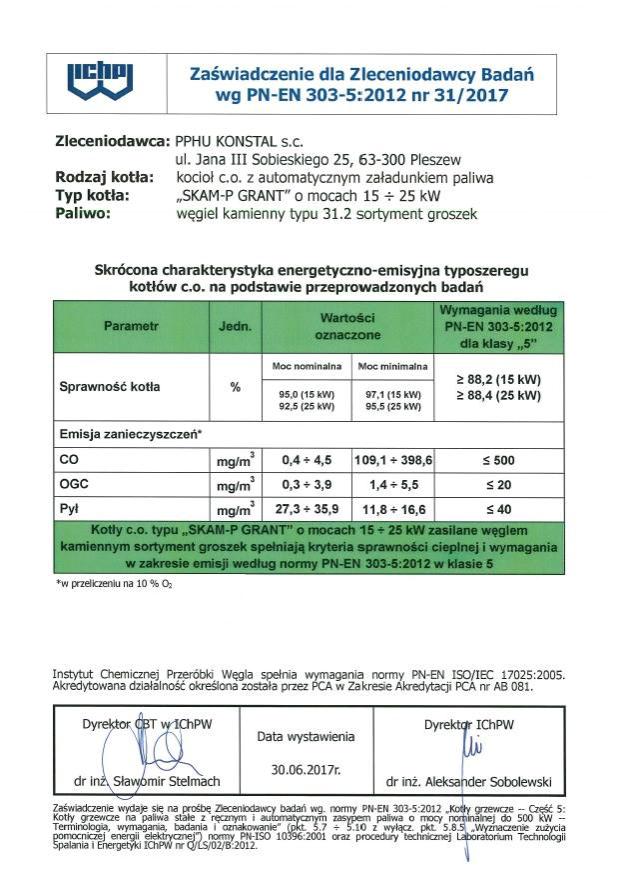 Opis firmy KONSTAL Nasza firma działa na rodzimym rynku od 99 roku i od 0 lat związana jest z branżą ciepłowniczą.