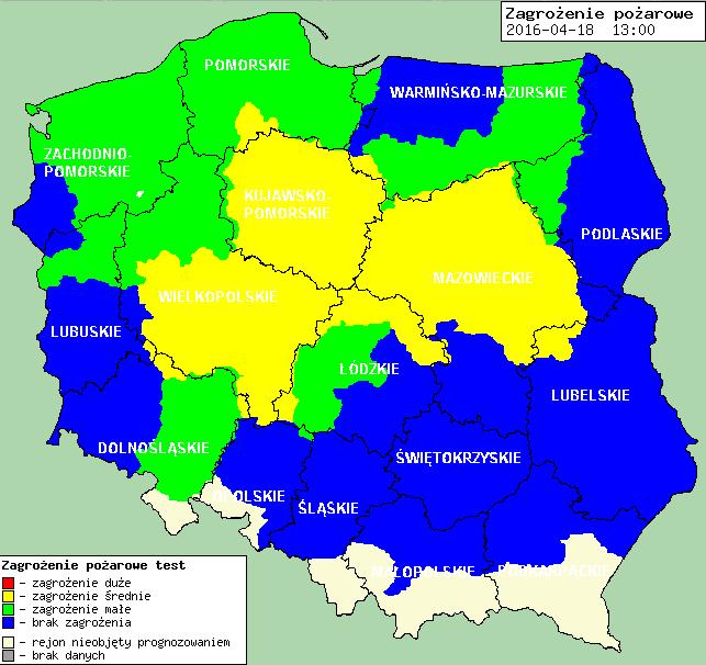 Zagrożenie pożarowe w
