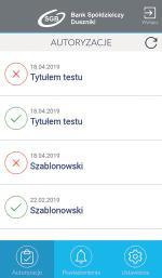 www.bsduszniki.pl Obsługa mtokena MAA mtoken MAA pozwala na autoryzowanie operacji wykonywanych w bankowości elektronicznej przez upoważnioną osobę.