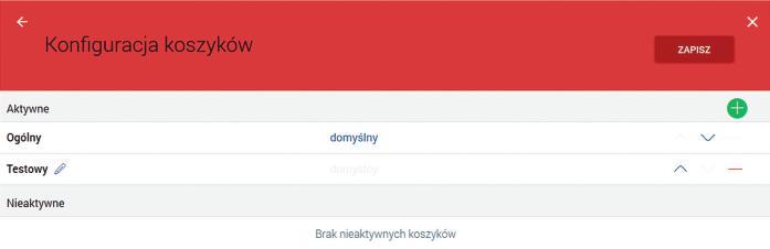 www.bsduszniki.pl Miniaplikacja koszyk umożliwia użytkownikowi grupowanie przelewów dzięki zdefiniowaniu własnych koszyków.