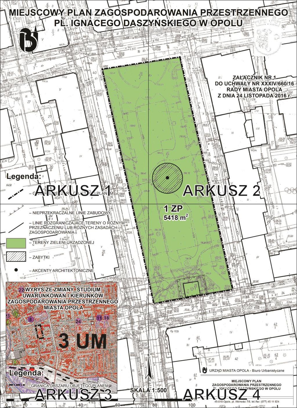 Załącznik nr 1 do Uchwały nr XXXIV/660/16 Rady Miasta Opola z dnia 24