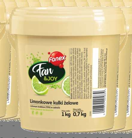 Fan&Joy truskawka 1KG Sos amerykański 950G Sos barbecue 1KG