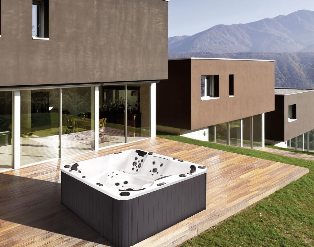 PRZENOŚNE WANNY SPA / PORTABLE SPA WATERSPACE 220 230 2200 900 2300 900 1150 ± 20 80 770 Długość / Lenght [mm] 2200 Szerokość / Width [mm] 2300