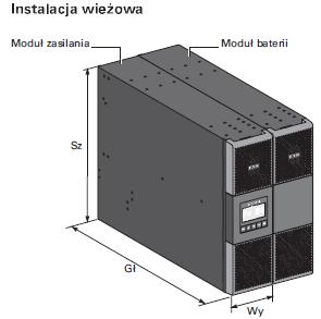 opakowaniu Wymiary opakowania