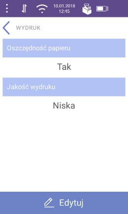 Dane zostaną zapisane po naciśnięciu przycisku [Zapisz]. Naciśnięcie przycisku [Anuluj] powoduje wyjście bez zapisu danych. 10.6.