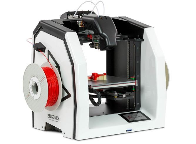 DRUK 3D drukarki 3DGence Double - dwugłowicowa drukarka 3D do plastiku, wykorzystująca w procesie druku dwa