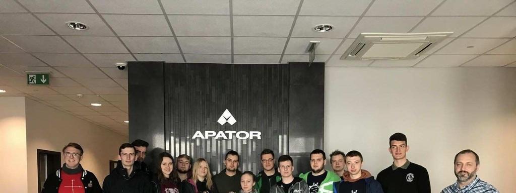 Dzień V 12 kwietnia Apator Ostatni dzień wyjazdu rozpoczął się od wizyty w polskiej firmie Apator. Fabryka przedsiębiorstwa jest zlokalizowana w niedalekiej odległości od miasta Toruń.