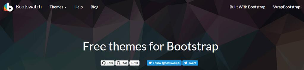 Darmowe szaty graficzne do Bootstrapa https://bootswatch.