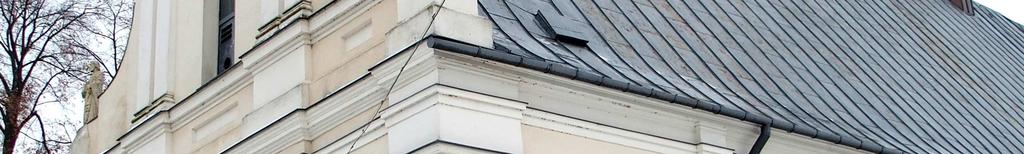 Wartościowe, zabytkowe obiekty na terenie osiedla Denkowa: - kościół parafialny pw. św. Stanisława Biskupa, ul. Szkolna 23 Zdjęcia nr 20, 21. Kościół parafialny pw. św. Stanisława Biskupa, ul. Szkolna 23 Pierwszy, drewniany kościół pw.