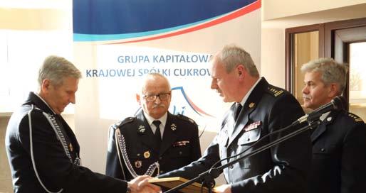 Podziękował władzom gminnym i powiatowym za bardzo dobrą współpracę, a także wspieranie w działaniach na rzecz rozwoju jednostki.