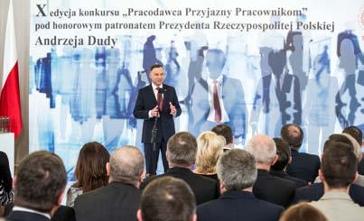 A. Celem konkursu, który odbywa się pod honorowym patronatem Prezydenta RP, jest promowanie pracodawców, wyróżniających się w stosowaniu dobrych praktyk w zakresie przestrzegania przepisów prawa