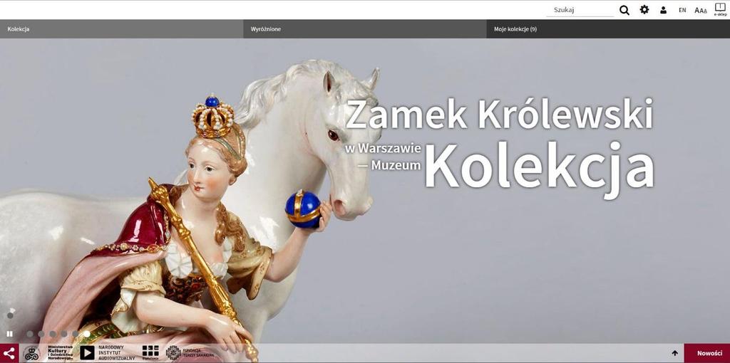 Realizacja projektu Digitalizacja i udostępnienie zbiorów Zamku Królewskiego w Warszawie Muzeum podsumowanie Projekt Digitalizacja zbiorów jest zadaniem realizowanym w ramach strategii muzeum na lata