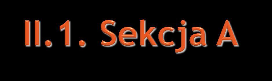 Sekcję A