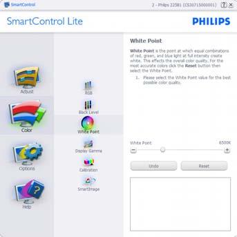 3. Optymalizacja obrazu Menu Color (Kolor):