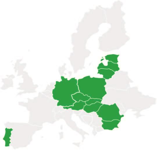 Dystrybucja w krajach Unii Europejskiej Polska 100 sklepów własnych 164 sklepów agencyjnych Czechy 1 sklep własny 20 sklepów agencyjnych Słowacja Litwa Łotwa 5 sklepów agencyjnych 12 sklepów shop in