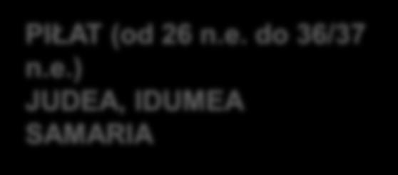 ) JUDEA, IDUMEA JUDEA, SAMARIA