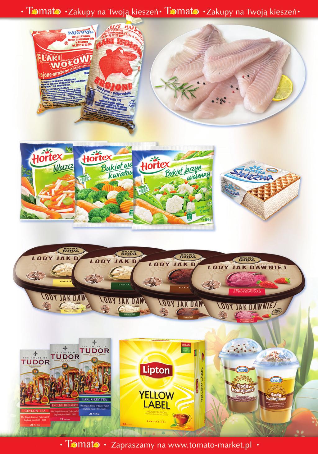 12,99 12,99 Flaki wołowe krojone 1 kg KOS-POL * * Produkty dostarcza Firma ALMEX 3,79 Filet TILAPIA 1 kg * * Produkty dostarcza Firma ALMEX 1,39 HORTEX 450 g: Fasolka szparagowa: zielona, żółta,