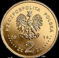 Na nim, od lewej ku prawej, półkolem napis: ŻUBR Bison bonasus. Rok emisji: 2013 W obiegu od 24.10.2013 Nakład: 35 000 szt. Projektant rewersu Dobrochna Surajewska.