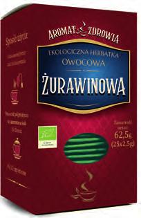 W składzie zawiera owoce róży będące skarbnicą witamin, delikatne płatki róży oraz hibiskus, który wzbogaca smak herbatki.