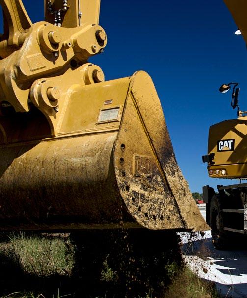 Idealne dopasowanie Aby jak najlepiej wykorzystać możliwości standardowego, wbudowanego oprogramowania, dobierz do swojej maszyny odpowiedni hydrauliczny osprzęt roboczy Cat.