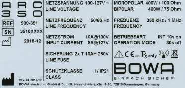 Pos : 20 /679-BOWA/HF- Ger äte/arc 300/350/5 Vorbereitung/U E_Vorbereitung @ 4\mod_12