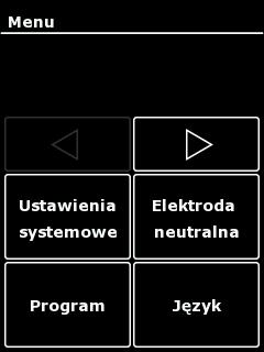 5. Obsługa 5.9. Menu Można dokonać zmian ustawień podstawowych, na przykład języka obsługi, dźwięku i opcji komunikacji oraz pamięci. 5.9.1.