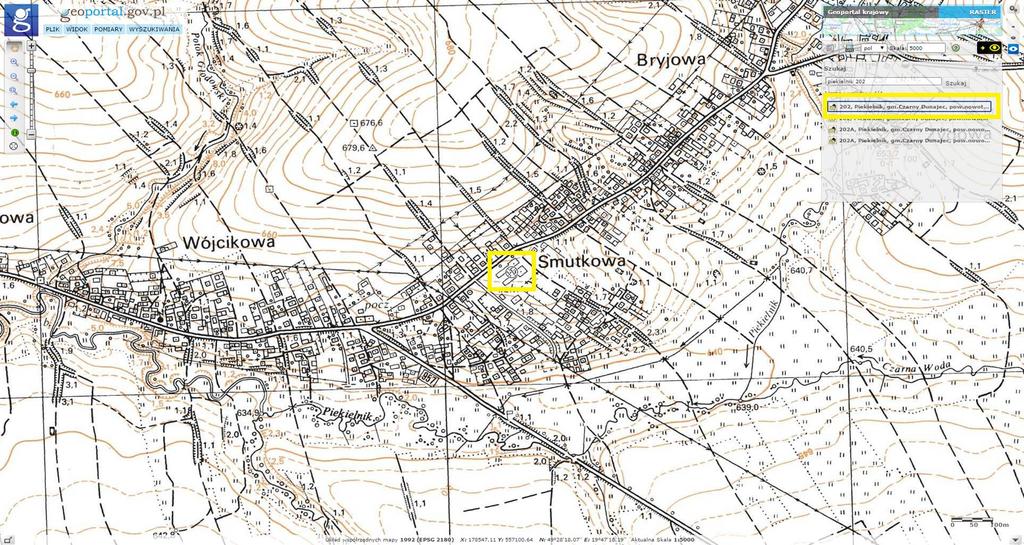 2 Audyt energetyczny budynku - załączniki RASTROWA MAPA