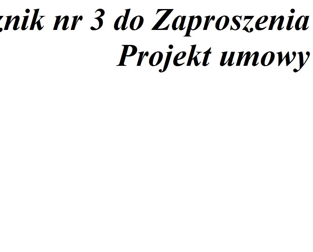 PRZEDMIOT UMOWY 1.